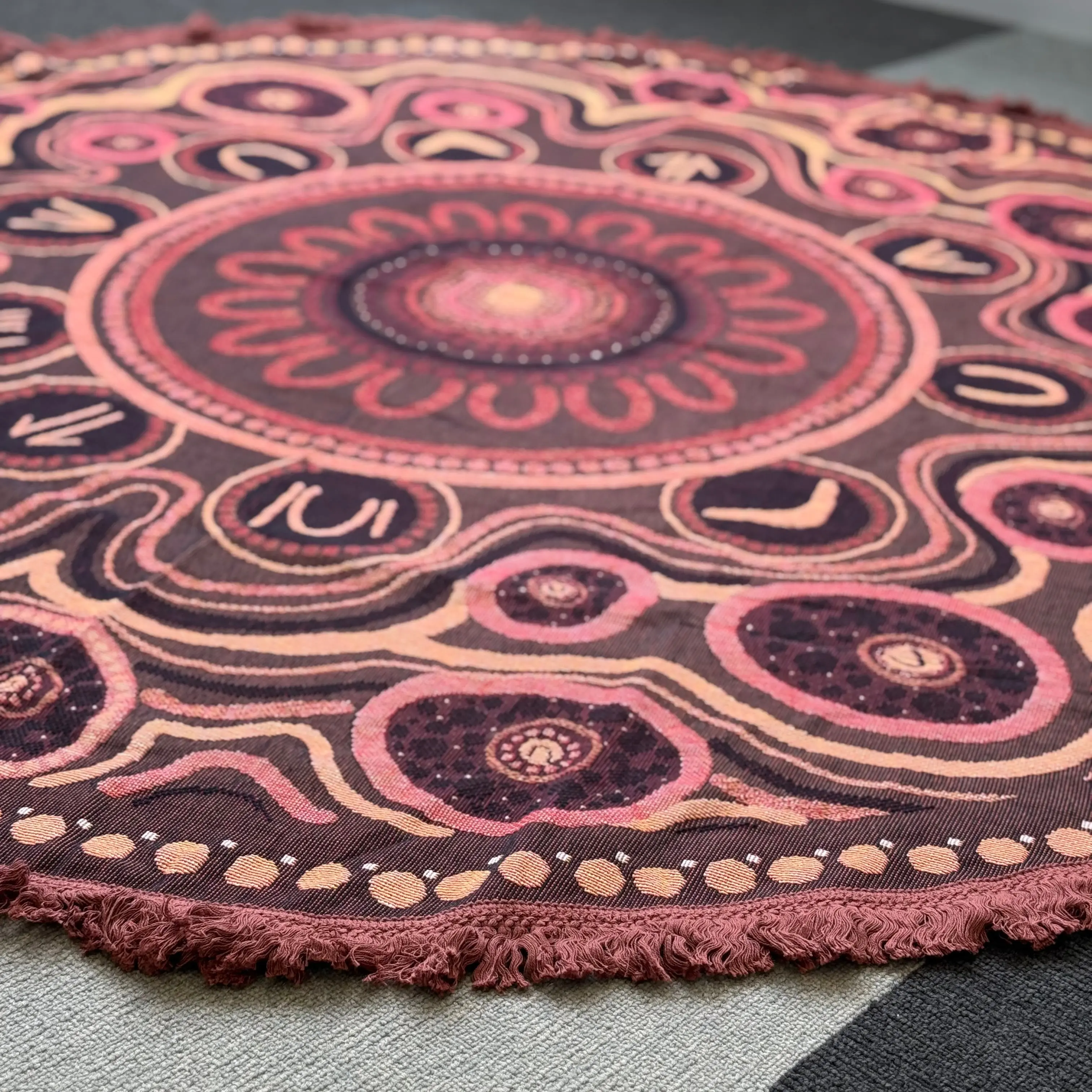 Yarning Circle Cotton Throw - Image 7