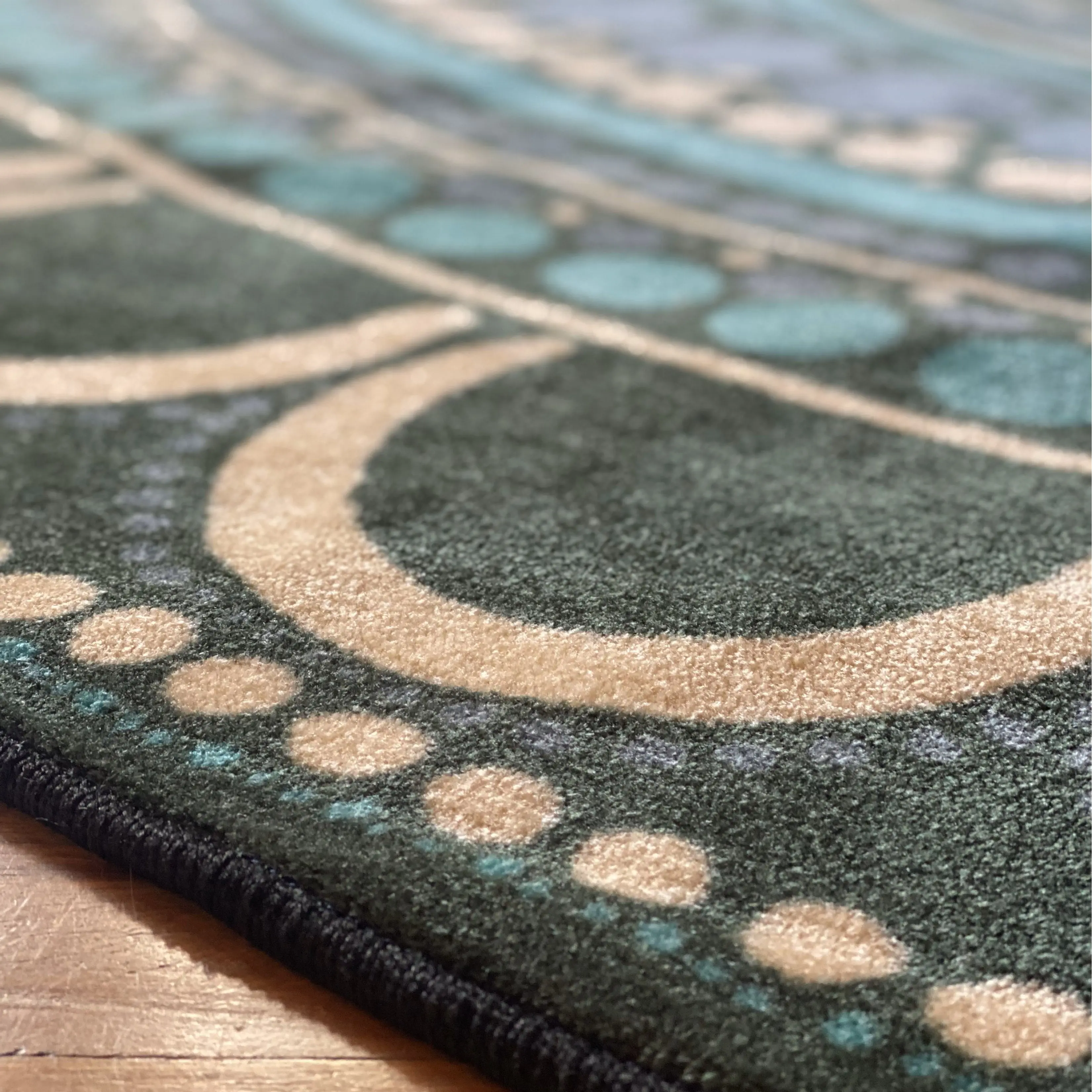 Yarning Oval Indigenous Rug - Image 6